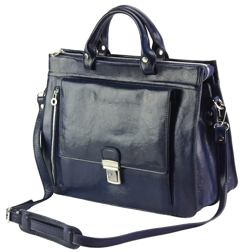 Donato leather Briefcase