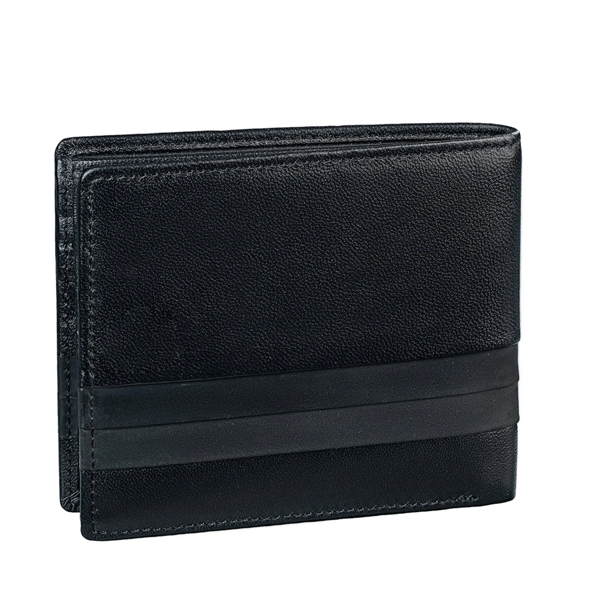 Ethan | Bifold Men’s Leather Wallet | Colour: Black