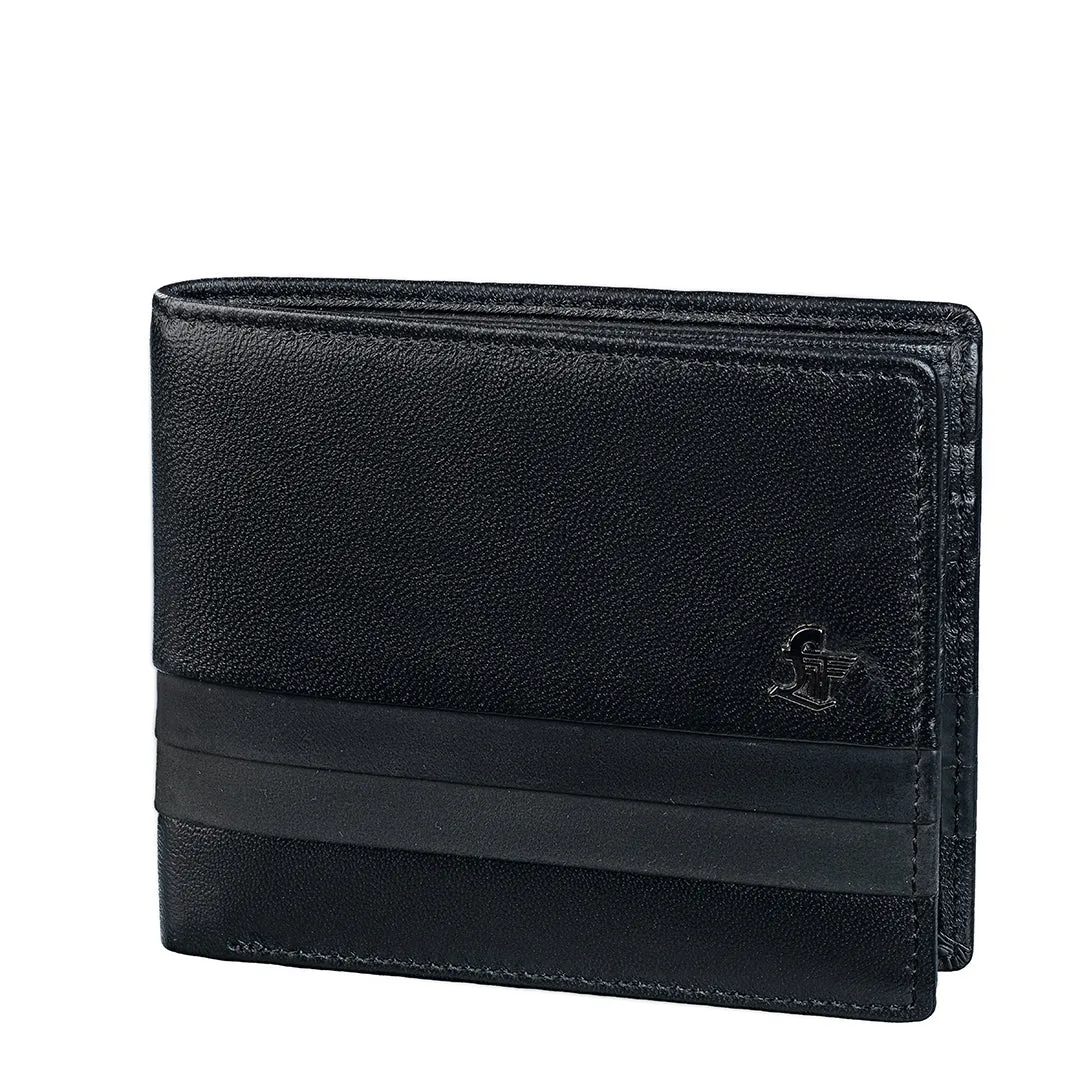 Ethan | Bifold Men’s Leather Wallet | Colour: Black