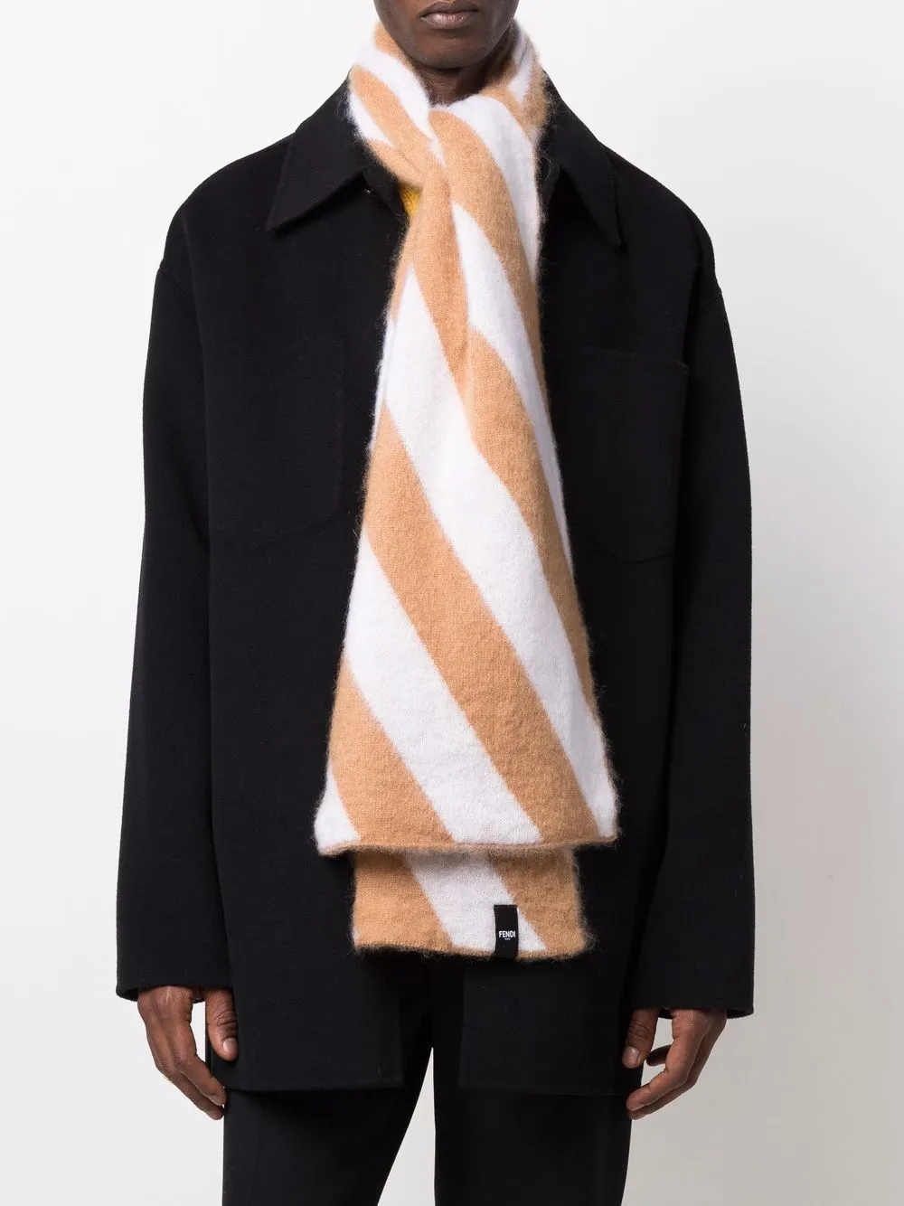 FENDI STRIPES SCARF