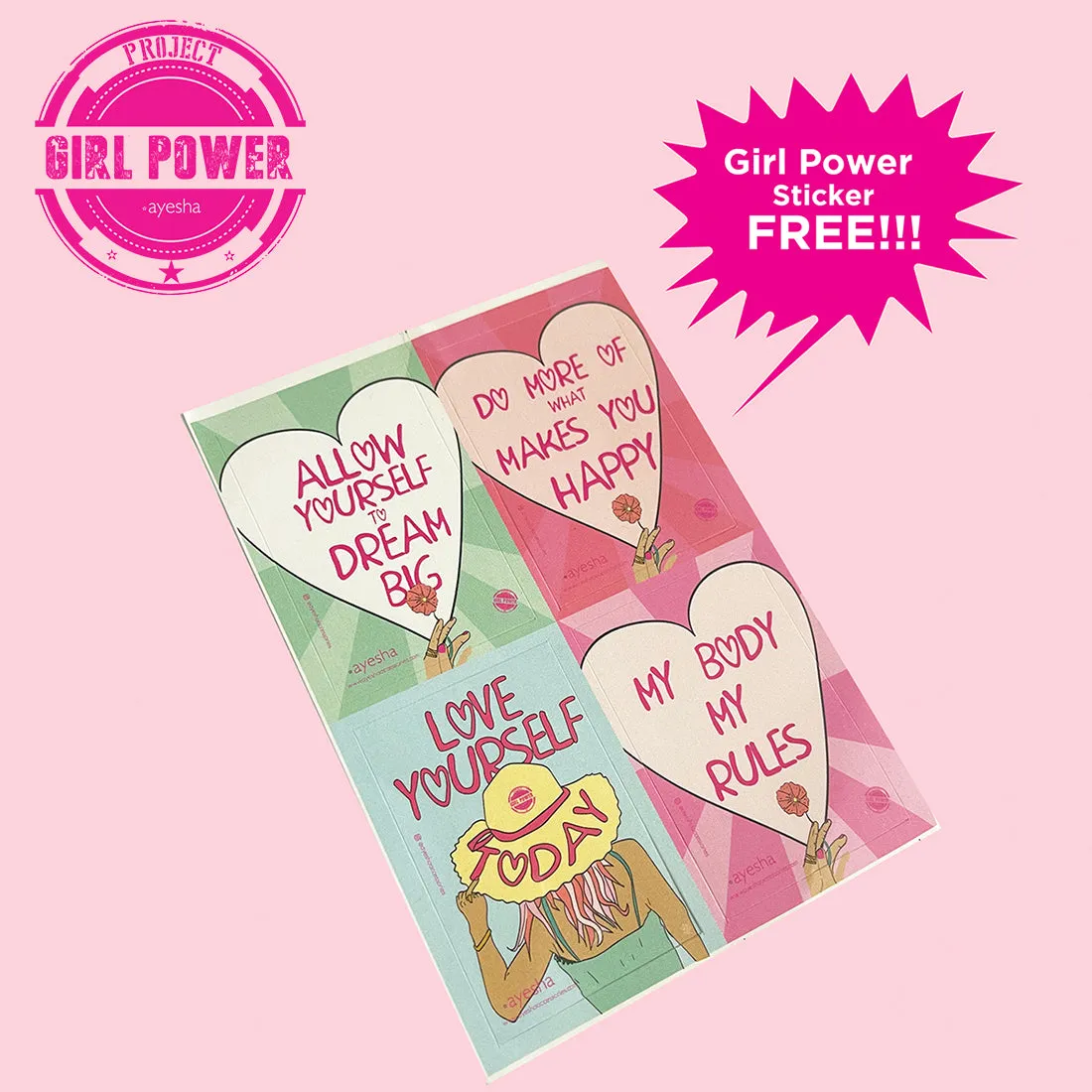 GIRL POWER MULTIPURPOSE POUCH