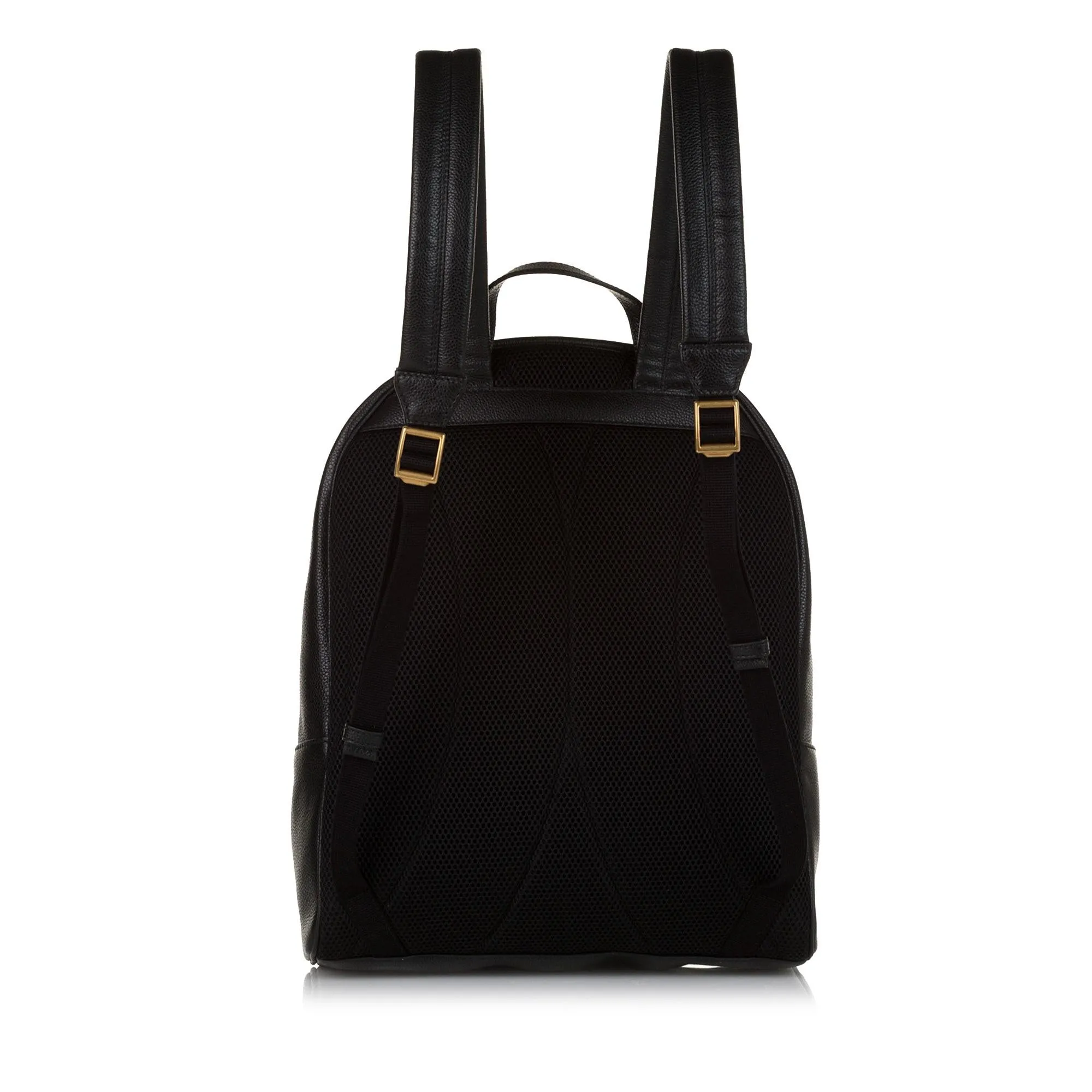 Gucci Logo Leather Leather Backpack