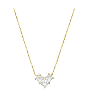 Heart Princess Diamond Necklace