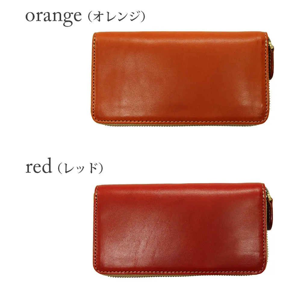 High Quality Tochigi Leather Compact Small Size Long Wallet, Handmade in Japan