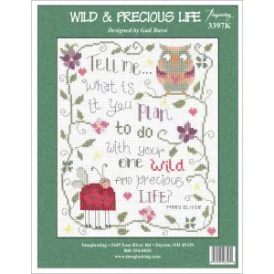 Imaginating Counted Cross Stitch Kit 7"X8" Wild & Precious Life (14 Count)*