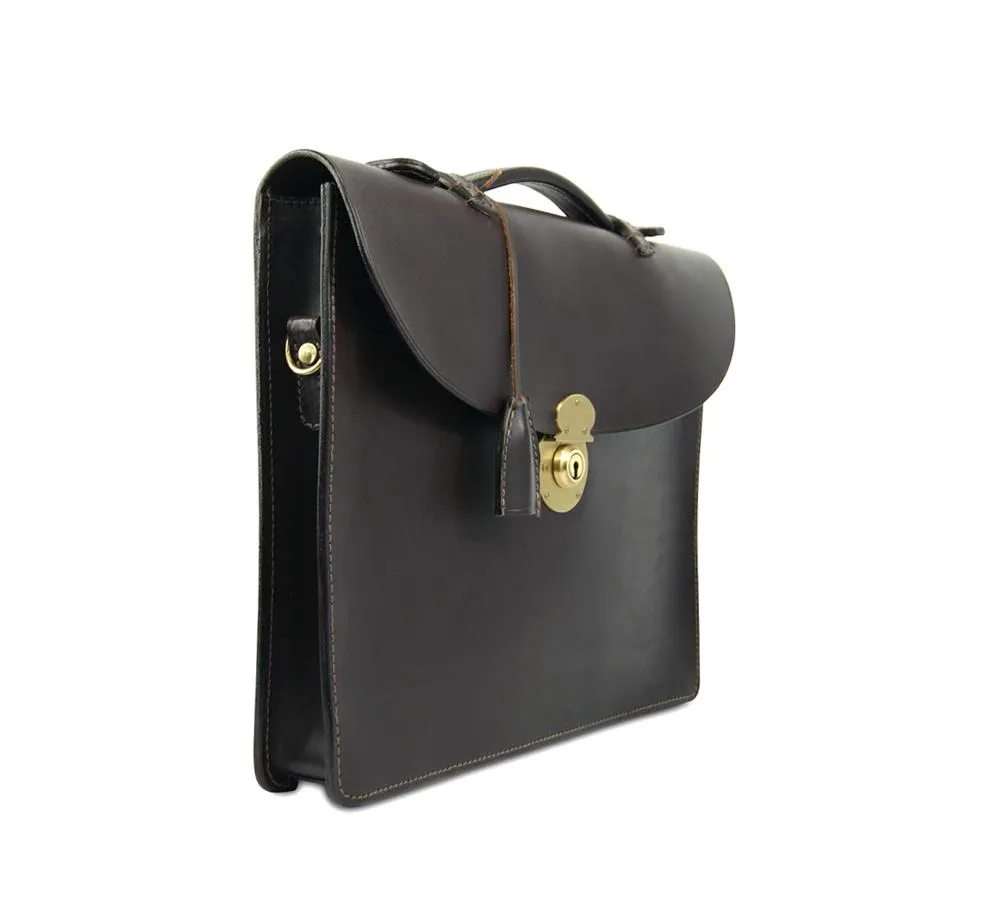 J-style Single Pocket Briefcase
