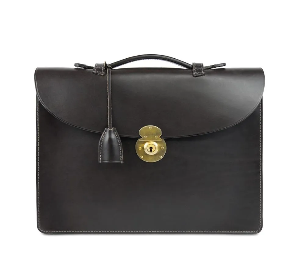 J-style Single Pocket Briefcase