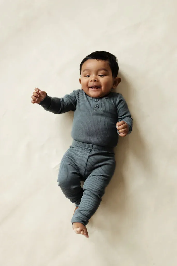 JAMIE KAY - ORGANIC COTTON MODAL EVERYDAY LEGGING SMOKE