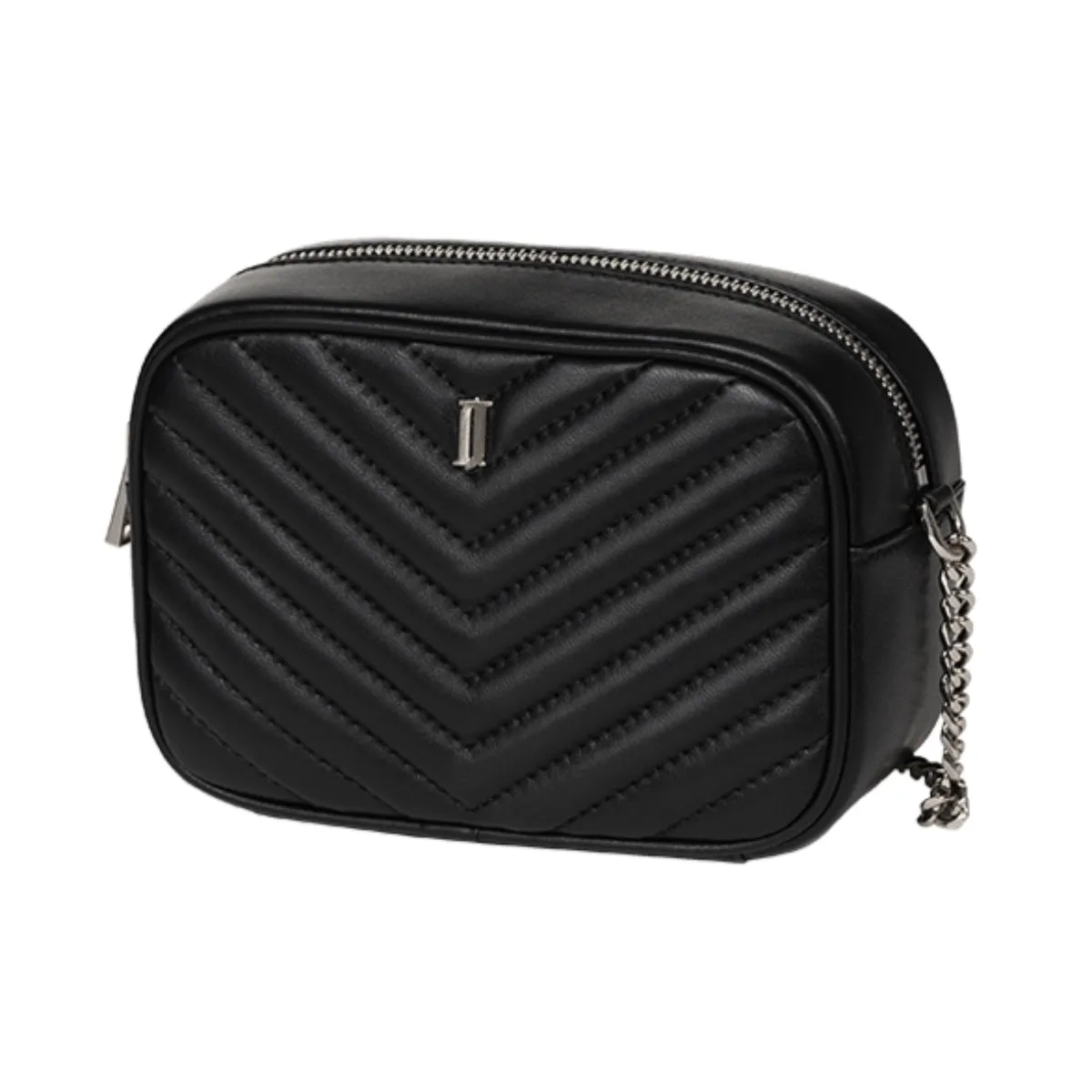 J.ESTINA RUBY SM Crossbody Shoulder Bag Black Lambskin Quilting Light Weight Bag / from Seoul, Korea