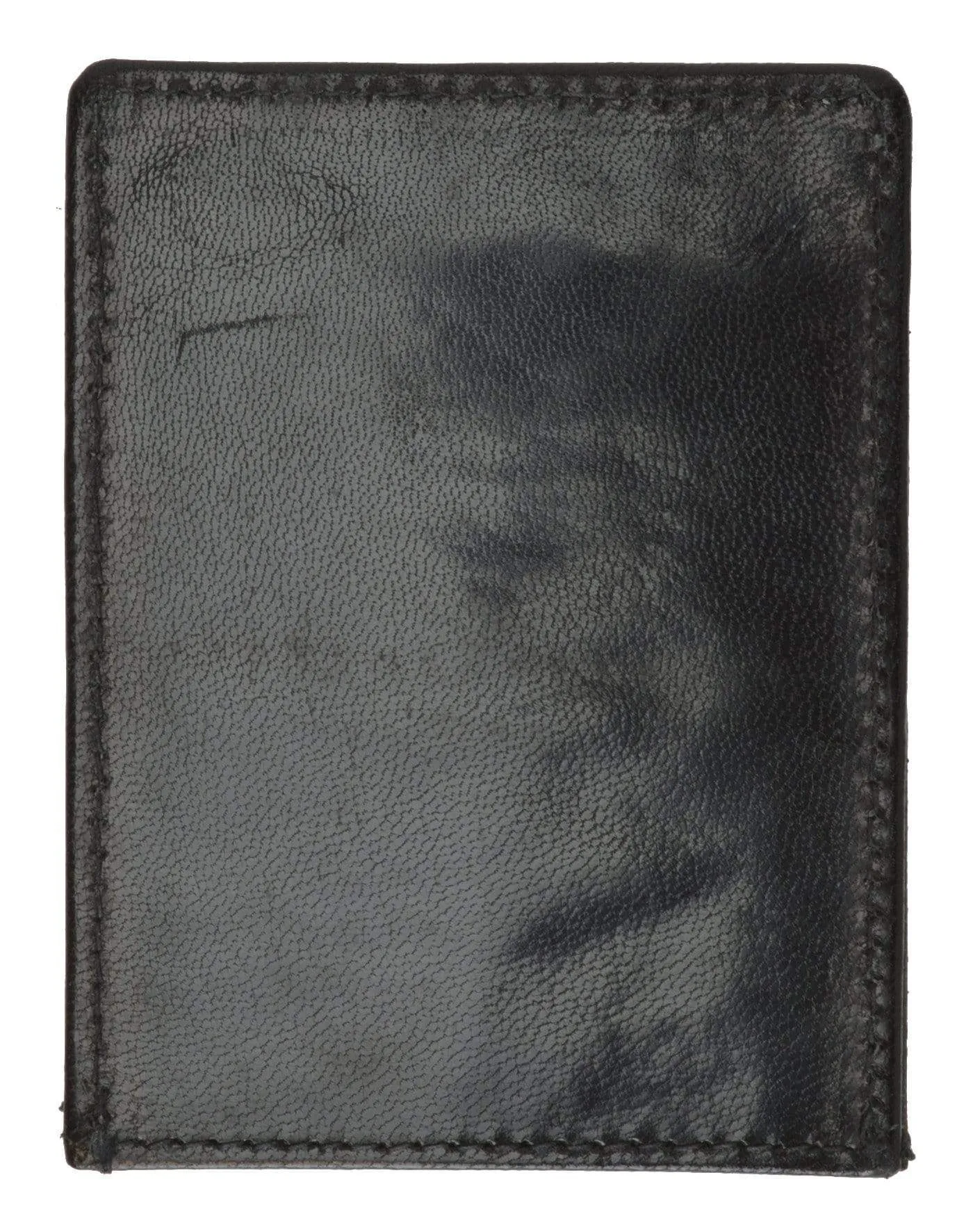 Leather Slim Money Clip Wallet with Credit Card /ID Slot 162 (C)