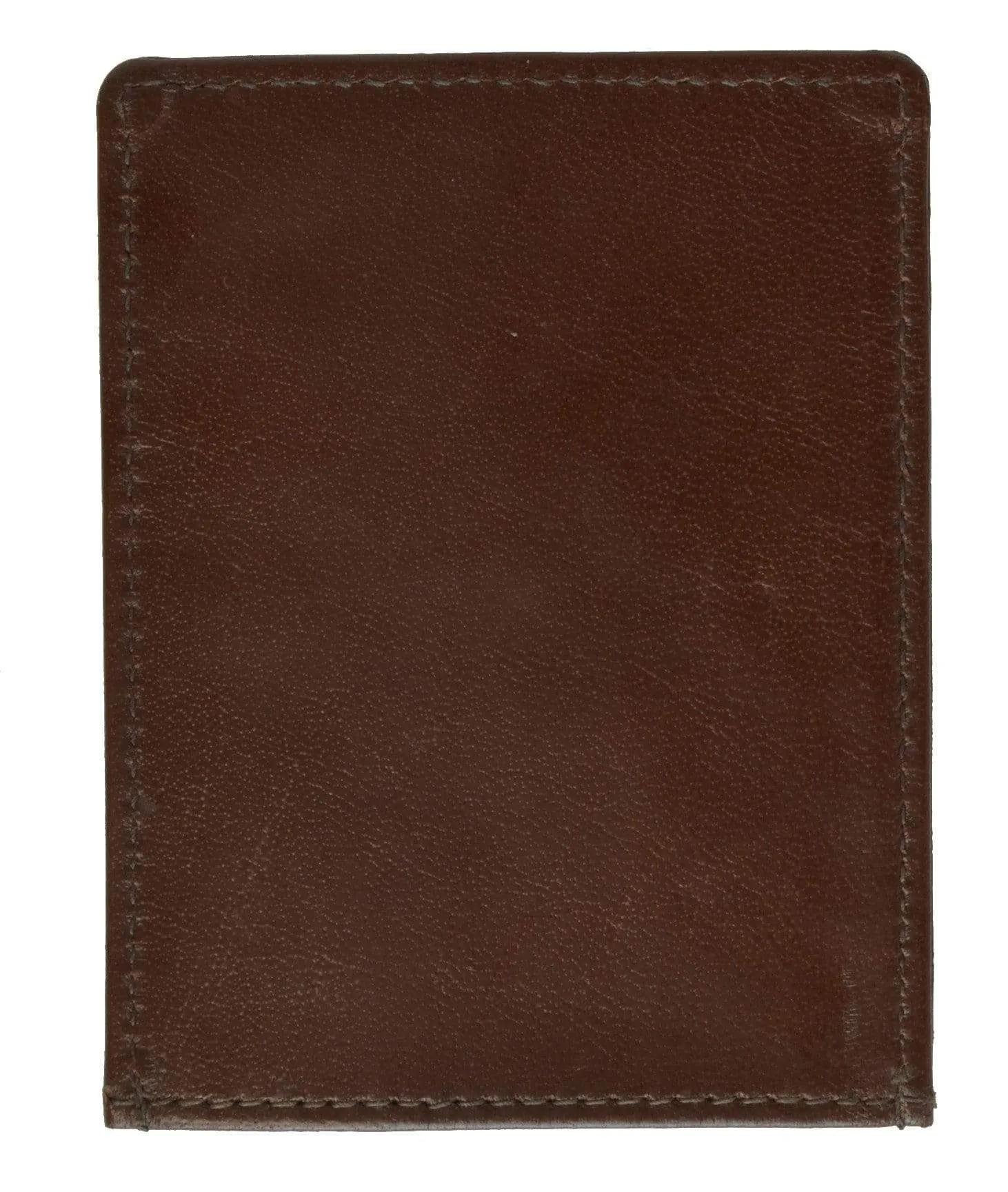 Leather Slim Money Clip Wallet with Credit Card /ID Slot 162 (C)