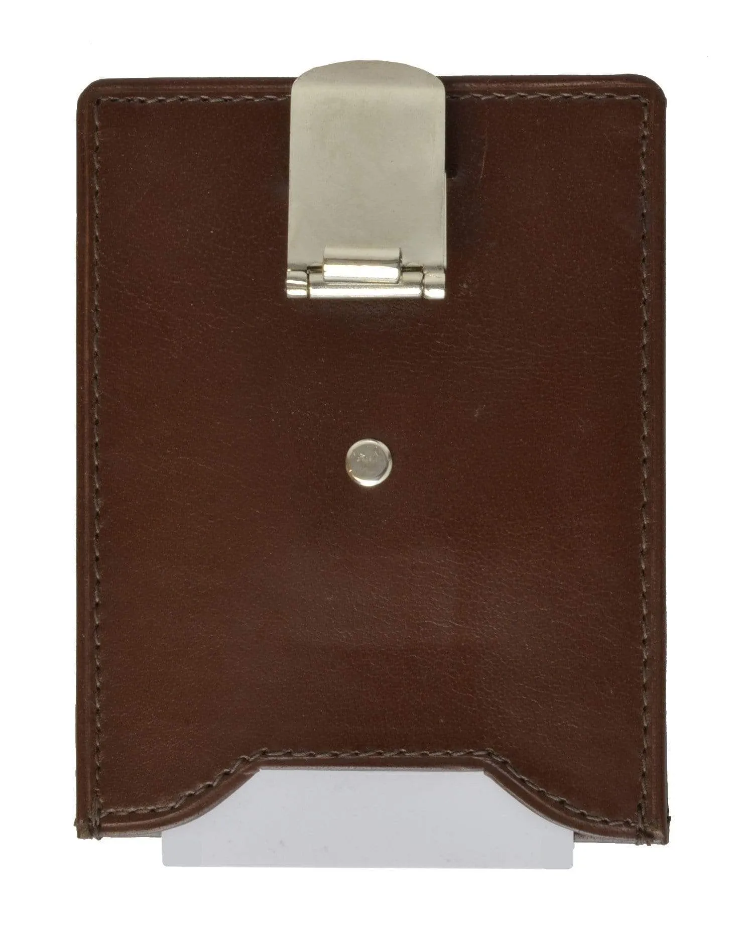 Leather Slim Money Clip Wallet with Credit Card /ID Slot 162 (C)