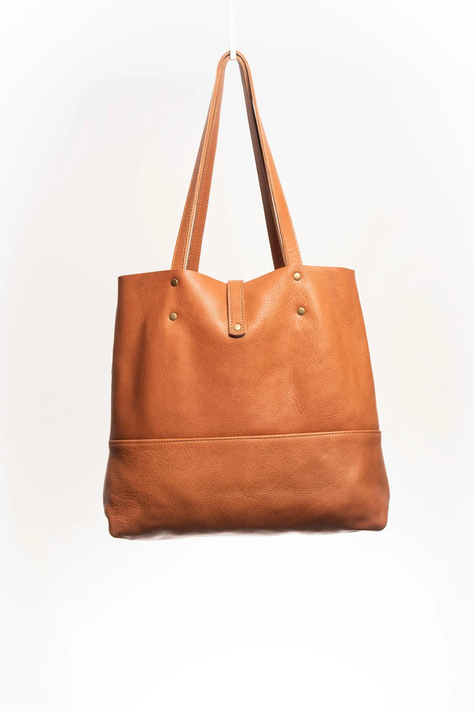 Leather tote bag - Jacarandá