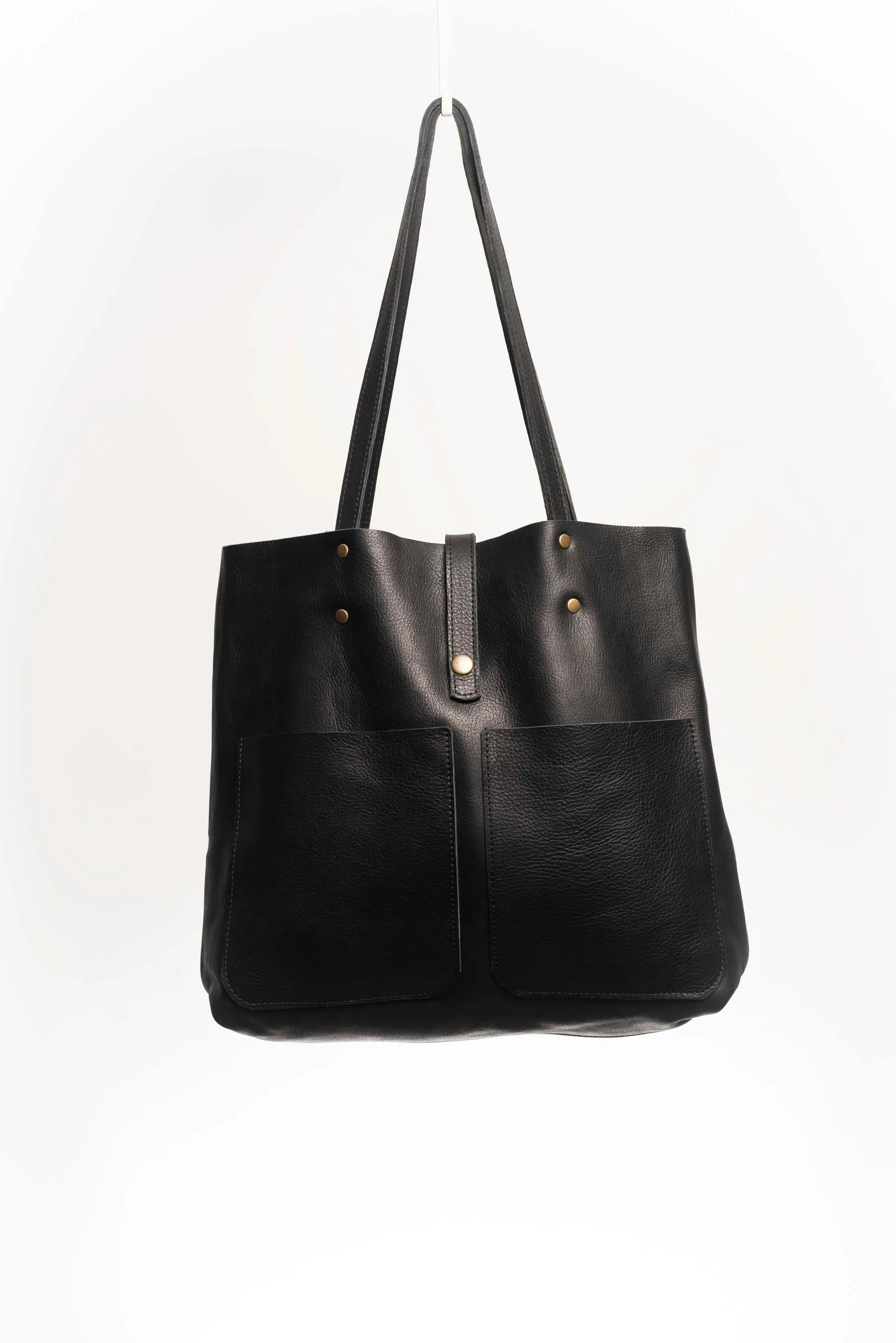 Leather tote bag - Jacarandá
