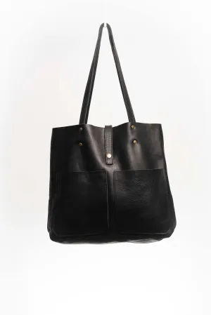 Leather tote bag - Jacarandá