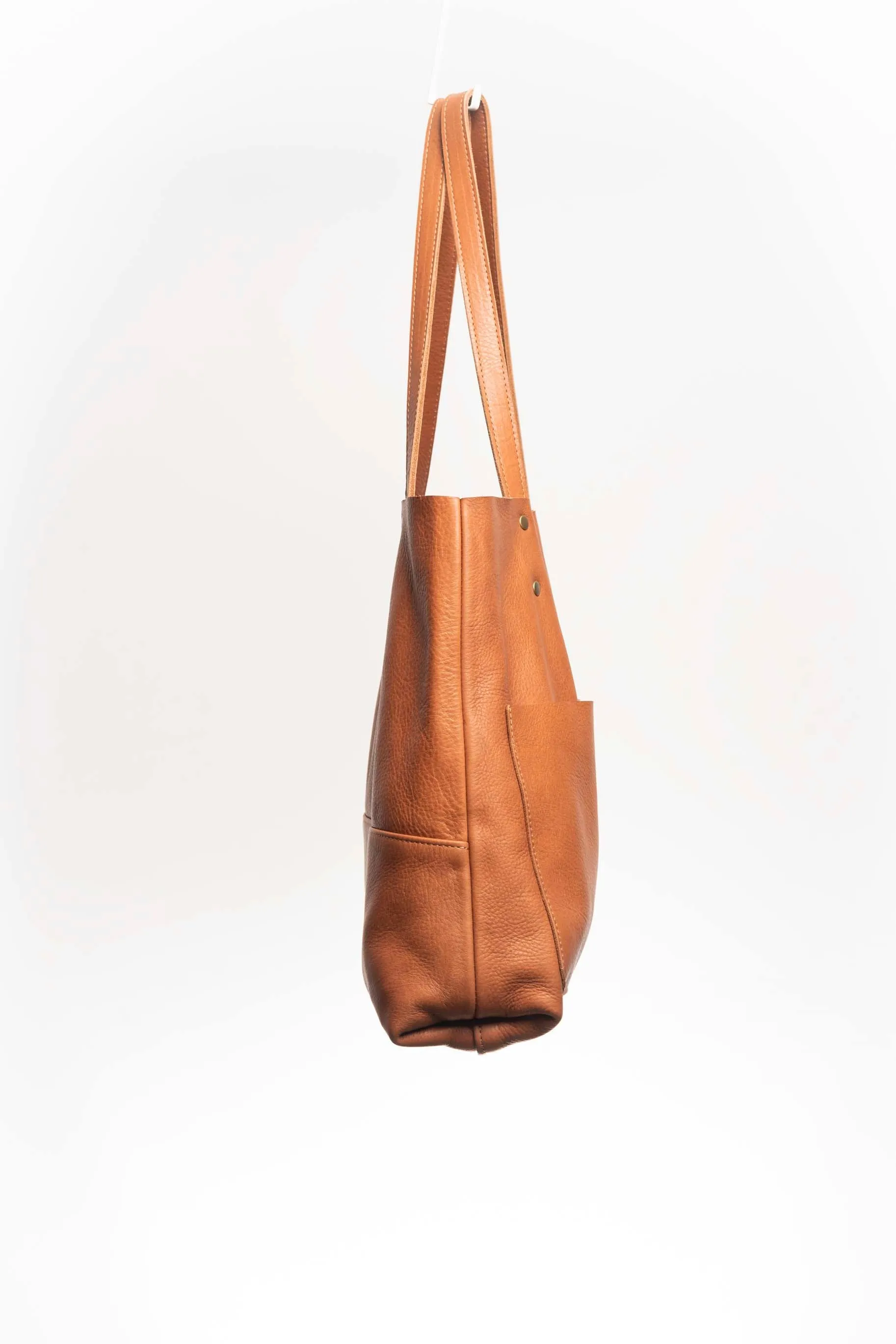 Leather tote bag - Jacarandá