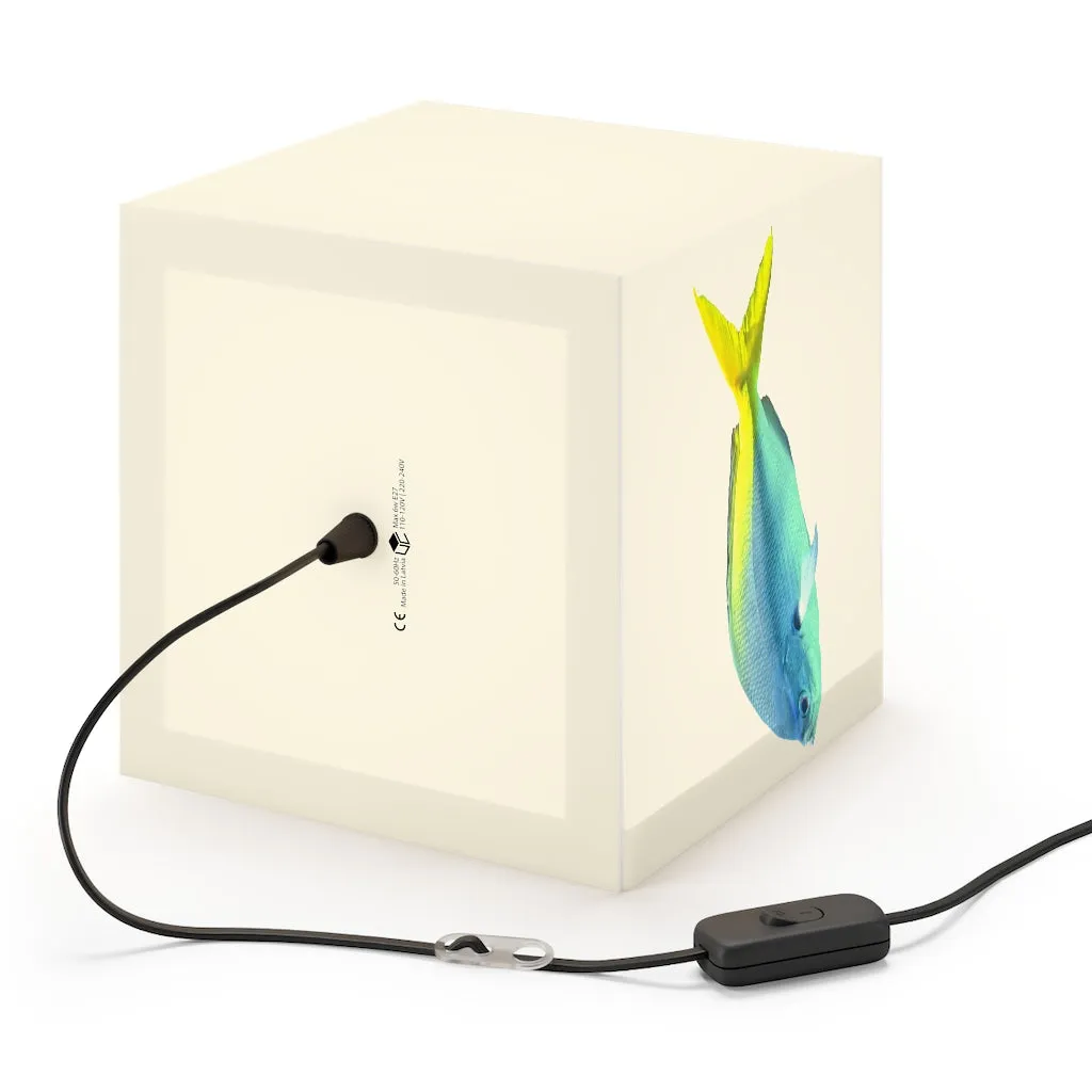 Light Blue and Yellow Fish Personalized Lamp