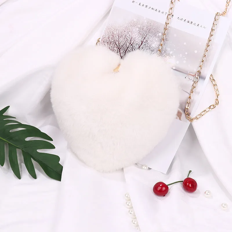 Love Bags for Women Plush Chain Shoulder Bags (Valentine's Day Party Bag) - Fashionzapp
