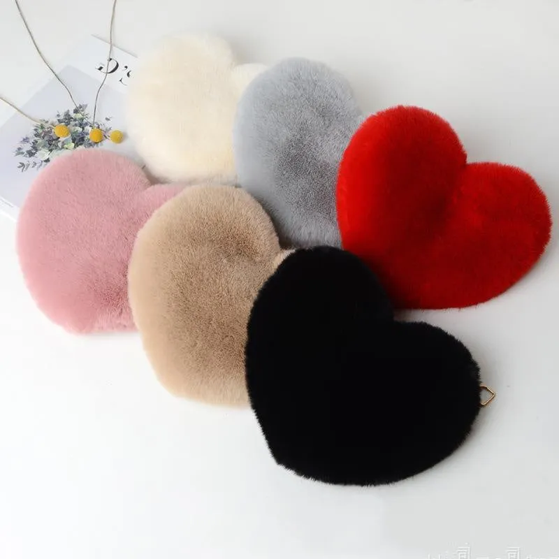 Love Bags for Women Plush Chain Shoulder Bags (Valentine's Day Party Bag) - Fashionzapp