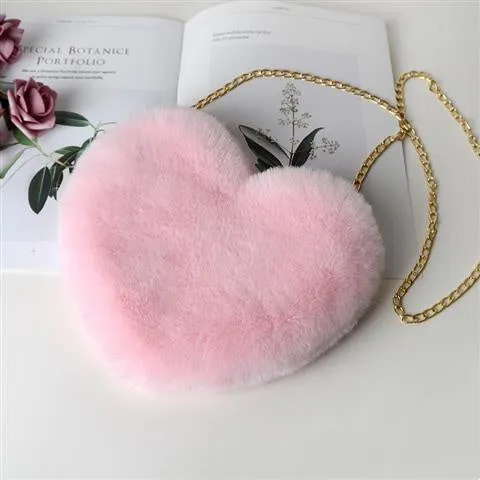 Love Bags for Women Plush Chain Shoulder Bags (Valentine's Day Party Bag) - Fashionzapp