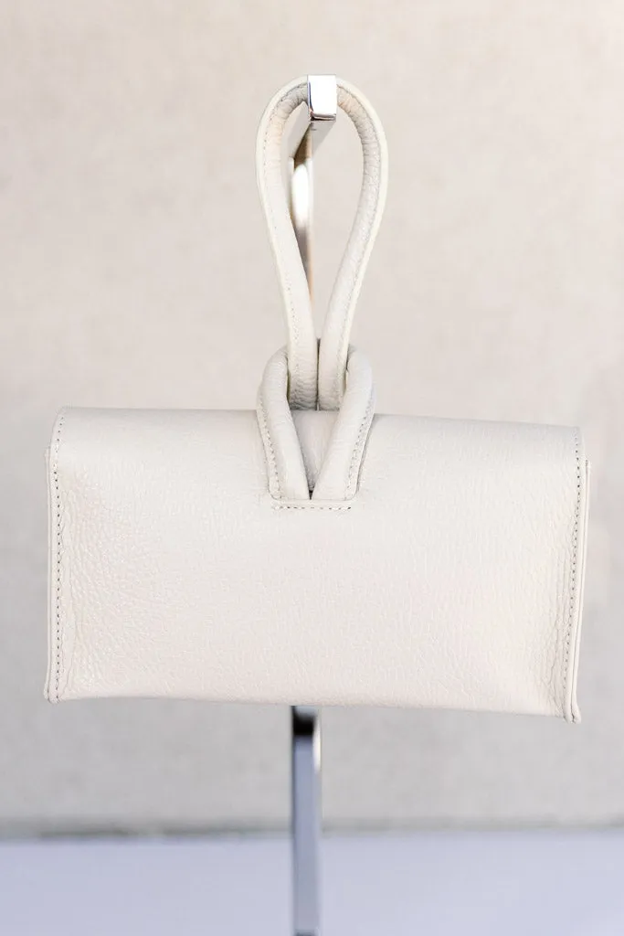 Luca Wristlet Hand Bag, Almond