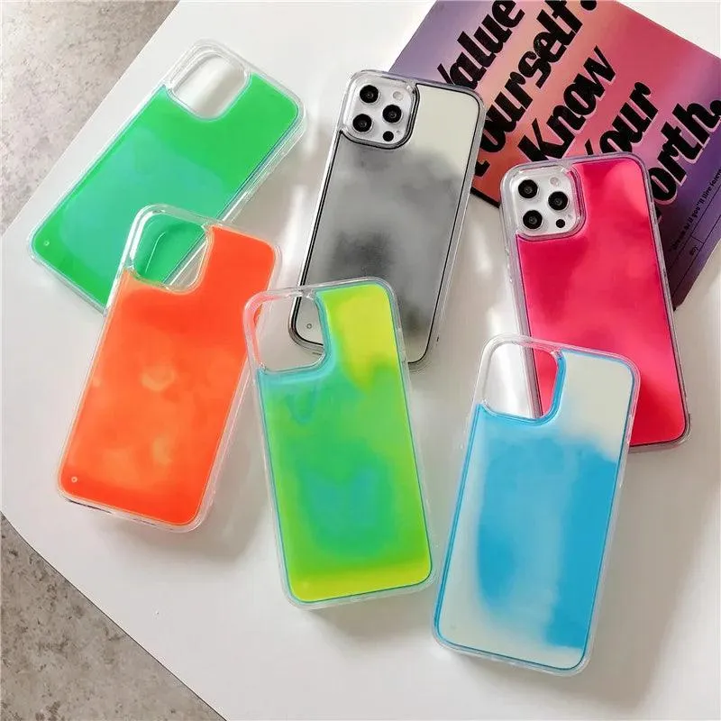 Luminous Luxury Sand Phone Case for iPhone 1