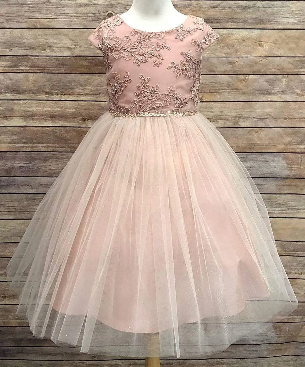 Luxurious Silk & Glittery Tulle Top Burgundy
