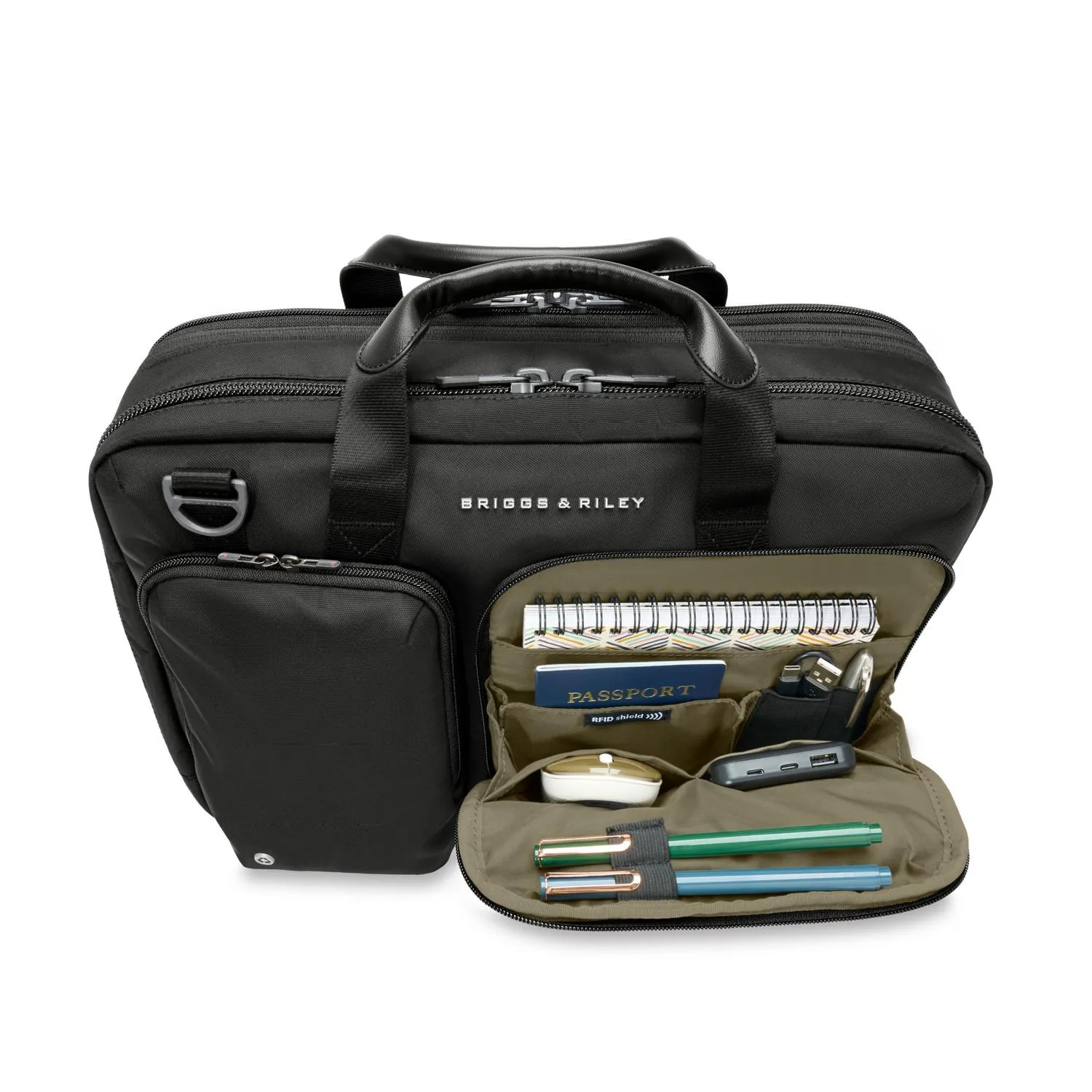 Medium Expandable Briefcase
