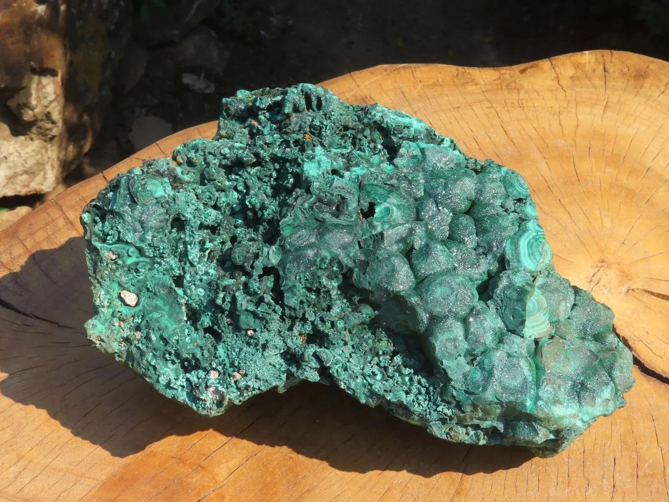 Natural Extra Large Botryoidal Malachite Specimen x 1 From Kolwezi, Congo