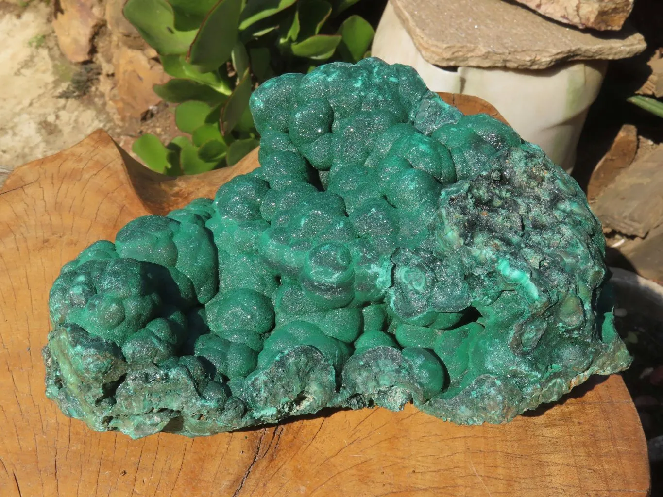 Natural Extra Large Botryoidal Malachite Specimen x 1 From Kolwezi, Congo