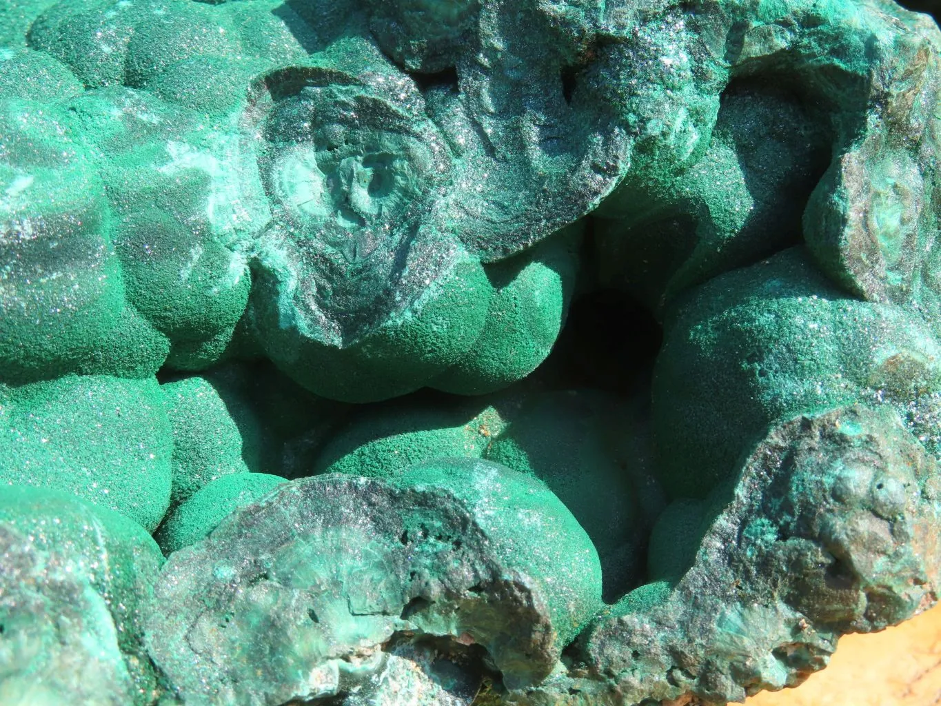 Natural Extra Large Botryoidal Malachite Specimen x 1 From Kolwezi, Congo