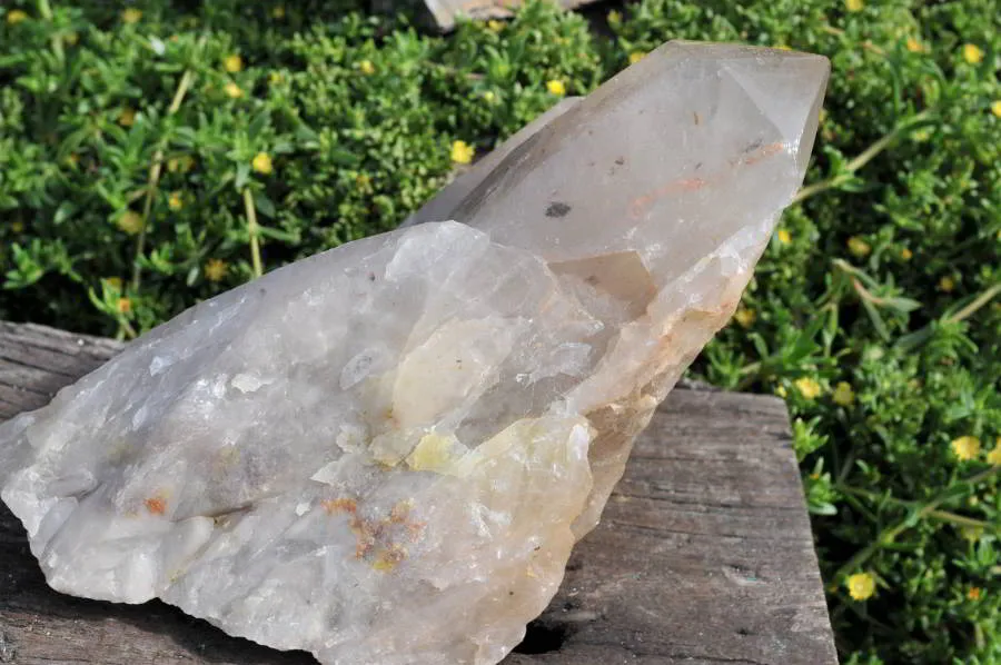 Natural Large Arcadian Quartz Cluster x 1 From Angola