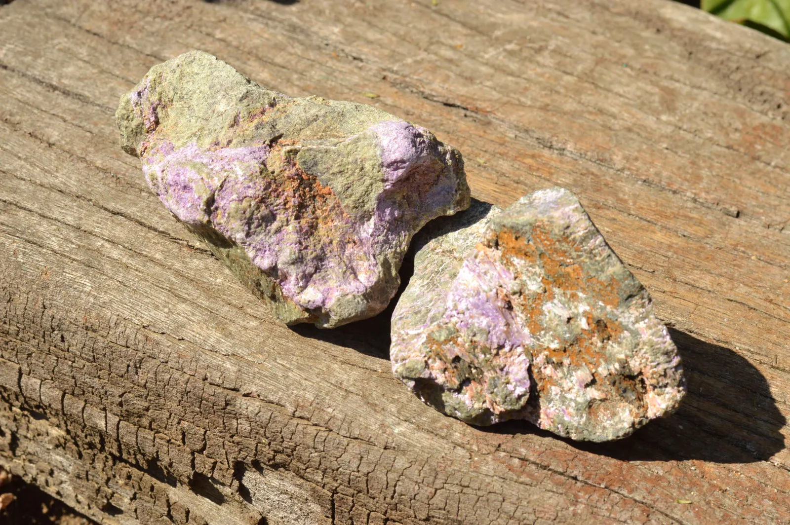 Natural Selected Stichtite & Green Serpentine Cobbed Specimens x 12 From Barberton, South Africa