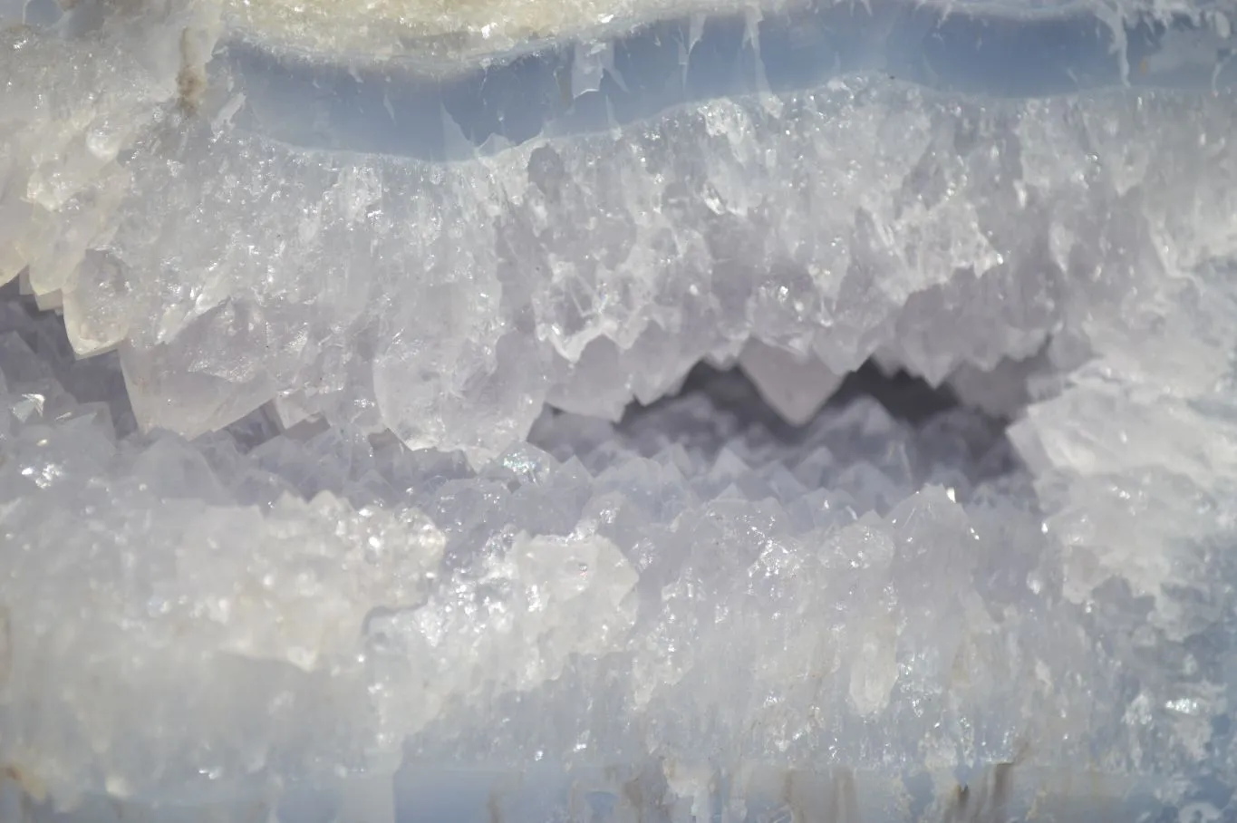 Natural XXL Blue Lace Agate Geode Specimen x 1 From Malawi