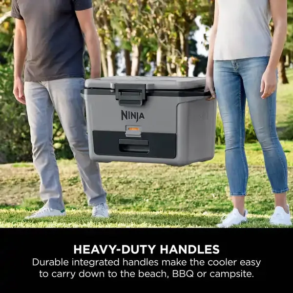 Ninja FB151UKGY FrostVault 50QT/47L Hard Drinks Cooler Box with Dry Zone, Slate Grey