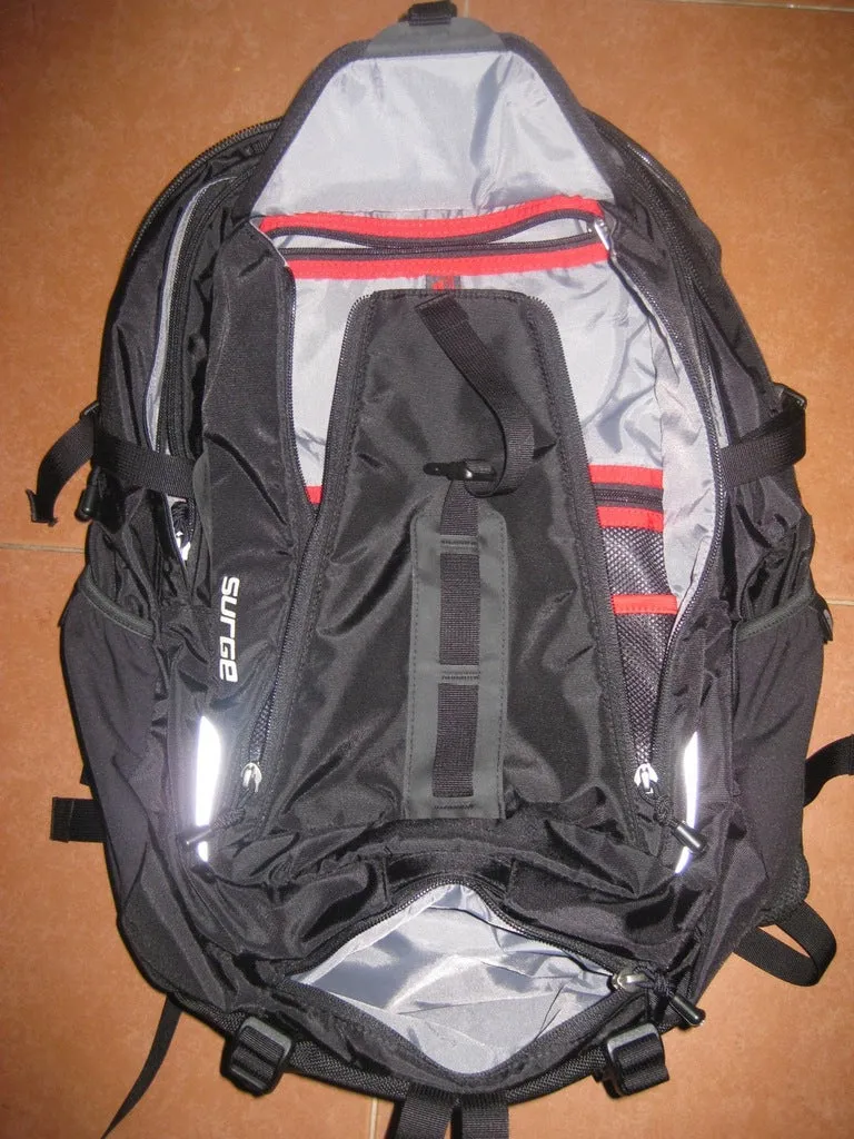 North Face SURGE Laptop Daypack Backpack BLACK