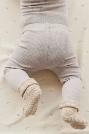 Organic Cotton Modal Everyday Legging - Icicle Marle