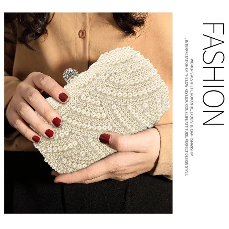 Pearl Clutch Bags Women's Purse
