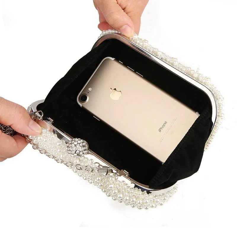 Pearl Clutch Bags Women's Purse