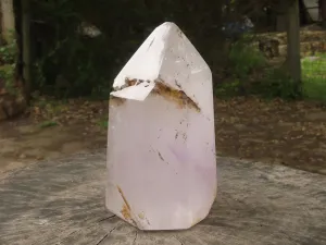 Polished Extra Large Window Amethyst Point x 1 From Akansobe, Madagascar