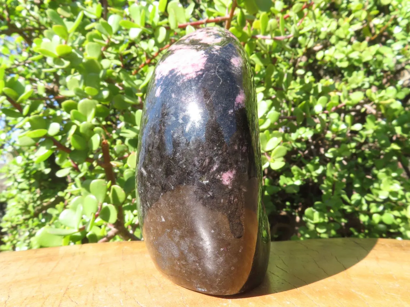 Polished Rhodonite Standing Free Form x 1 From Madagascar