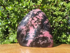Polished Rhodonite Standing Free Form x 1 From Madagascar