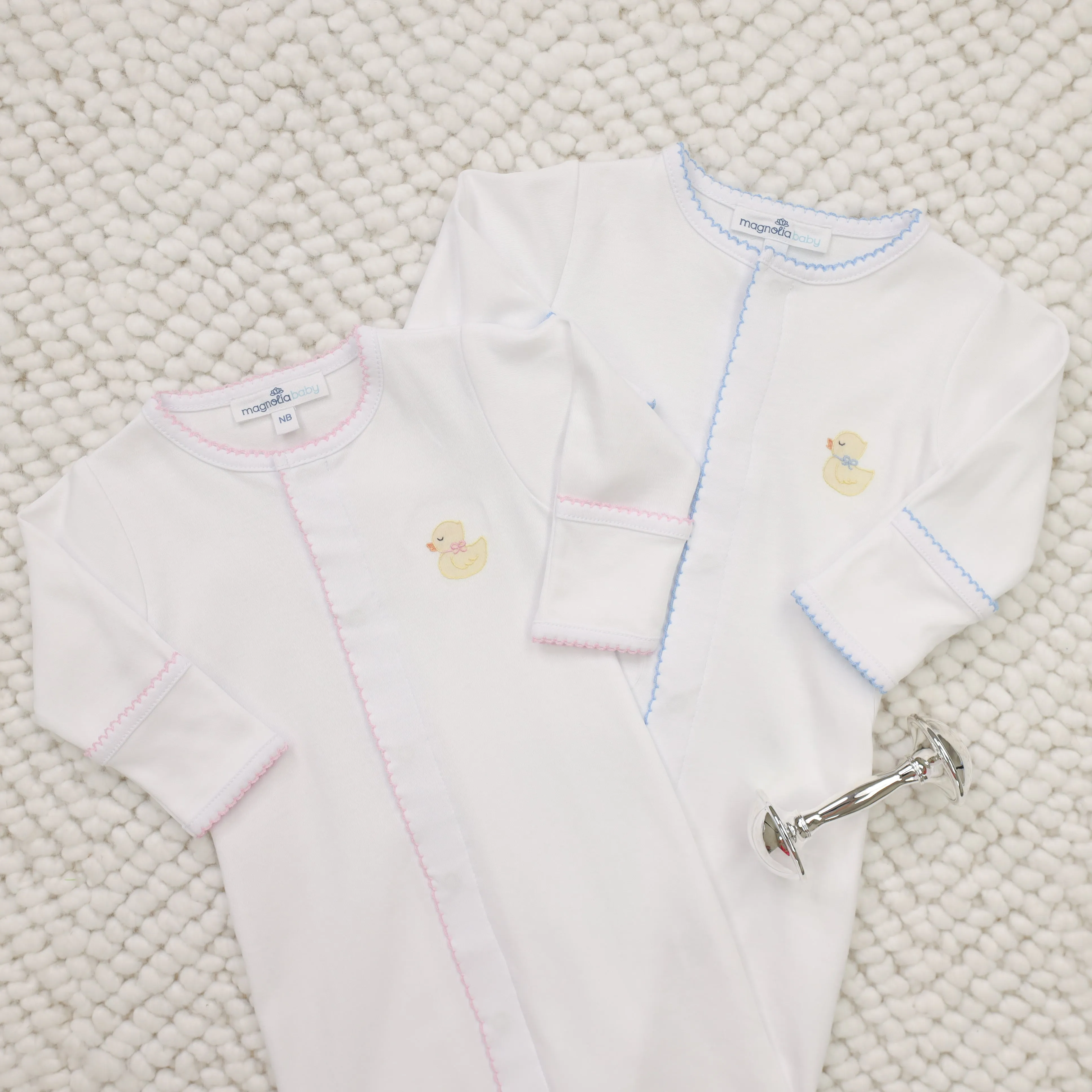 Precious Ducklings Embroidered Converter- Pink
