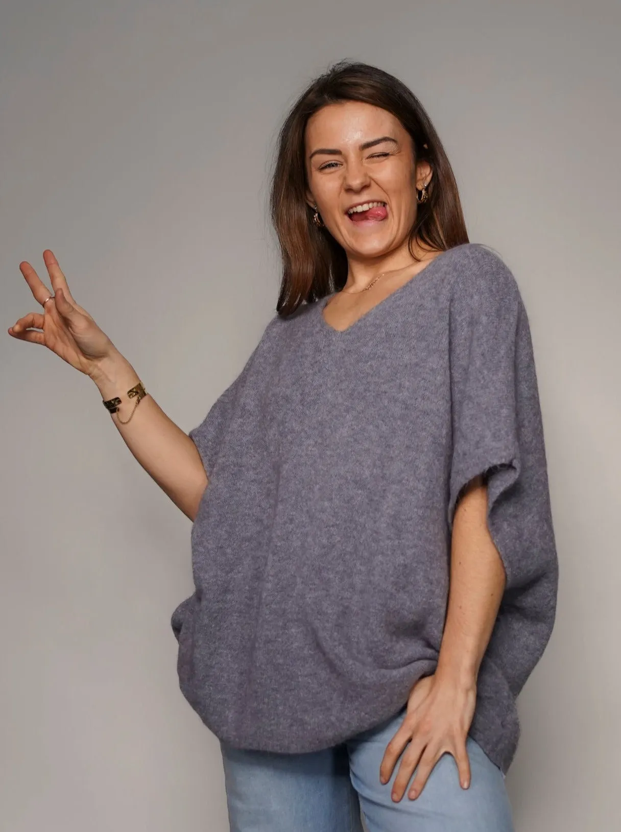 Pull sans manches gris - 1851