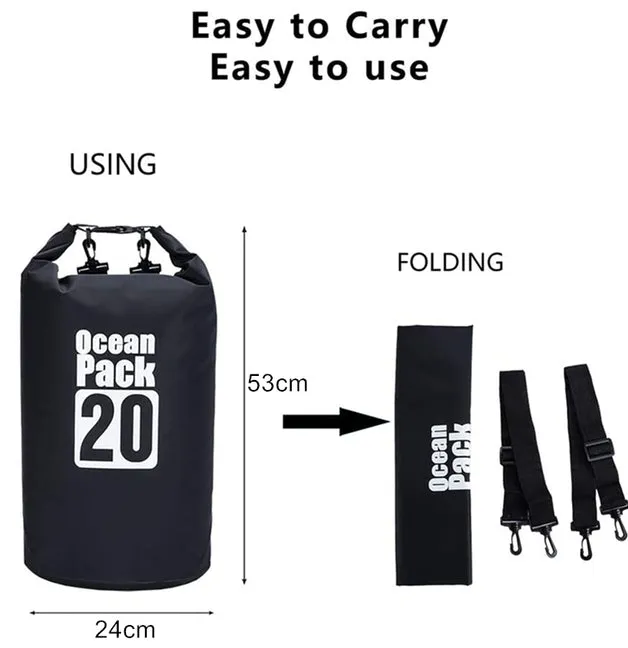 RECON GS2U Waterproof Heavy Duty Marine Ply Dry Bag Set