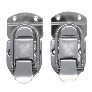SARHW38 - 2 Pack of Small Briefcase Style 2 Piece Latches for Guitar Cases - Pro Audio DJ Chest or Trunk Latch