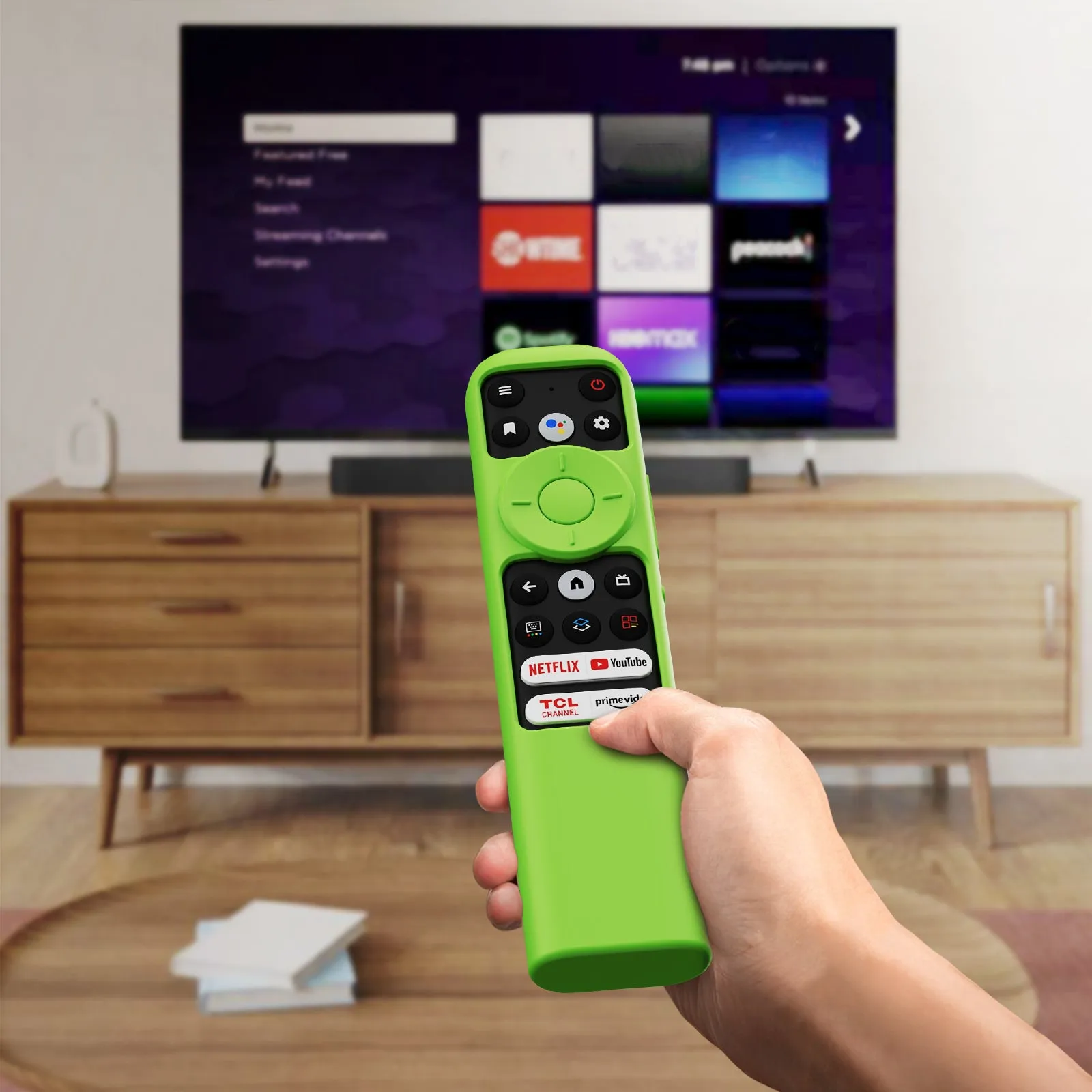 Silicone Shockproof Cover for TCL RC902N FMR1 TV Remote Control Protective Case