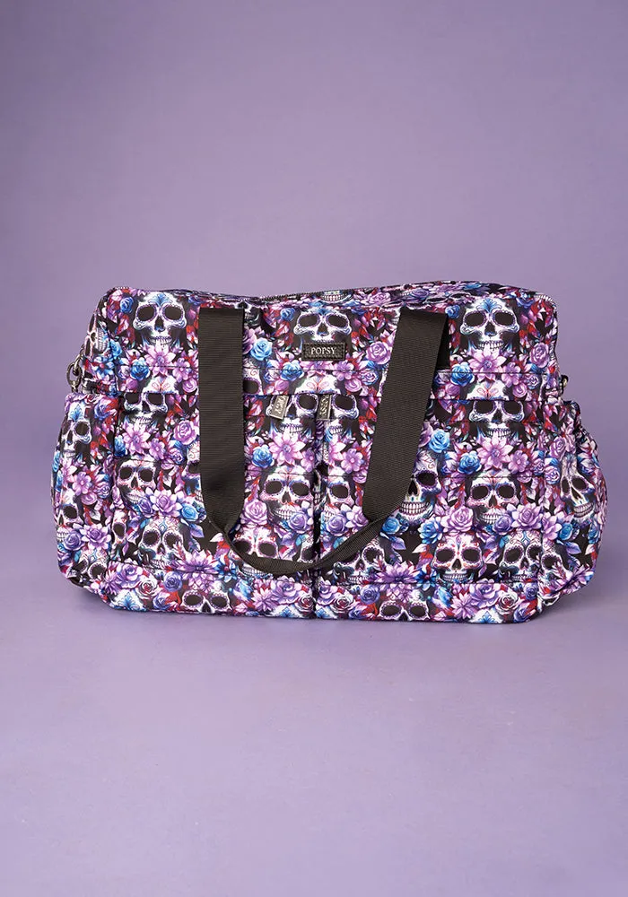 Skull Print Holdall