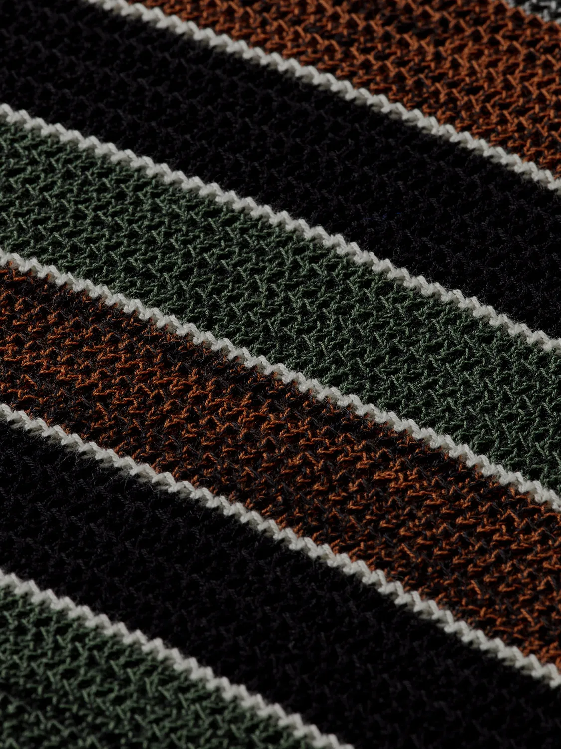 STRIPED KNIT POLO