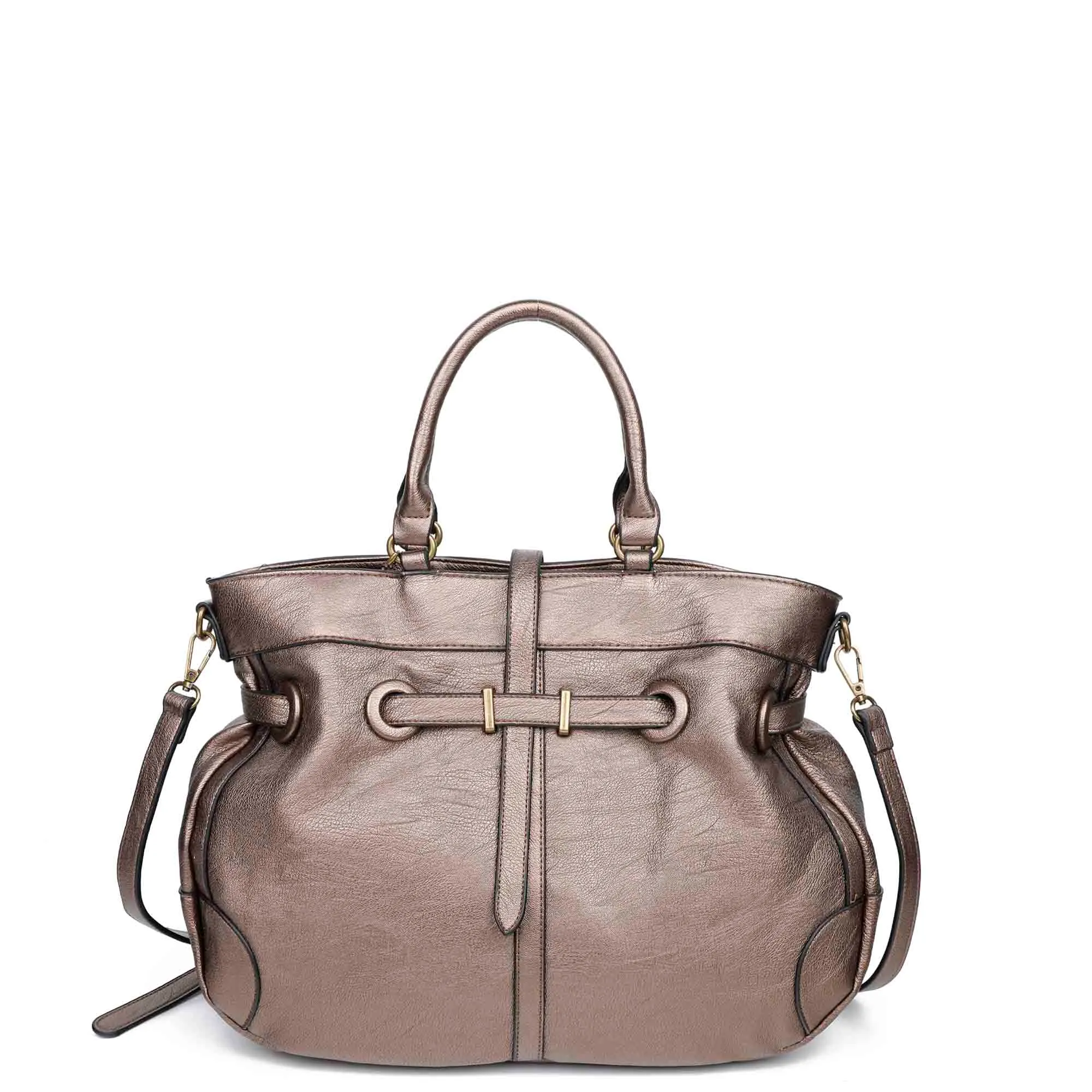 The Brandi Satchel - Bronze